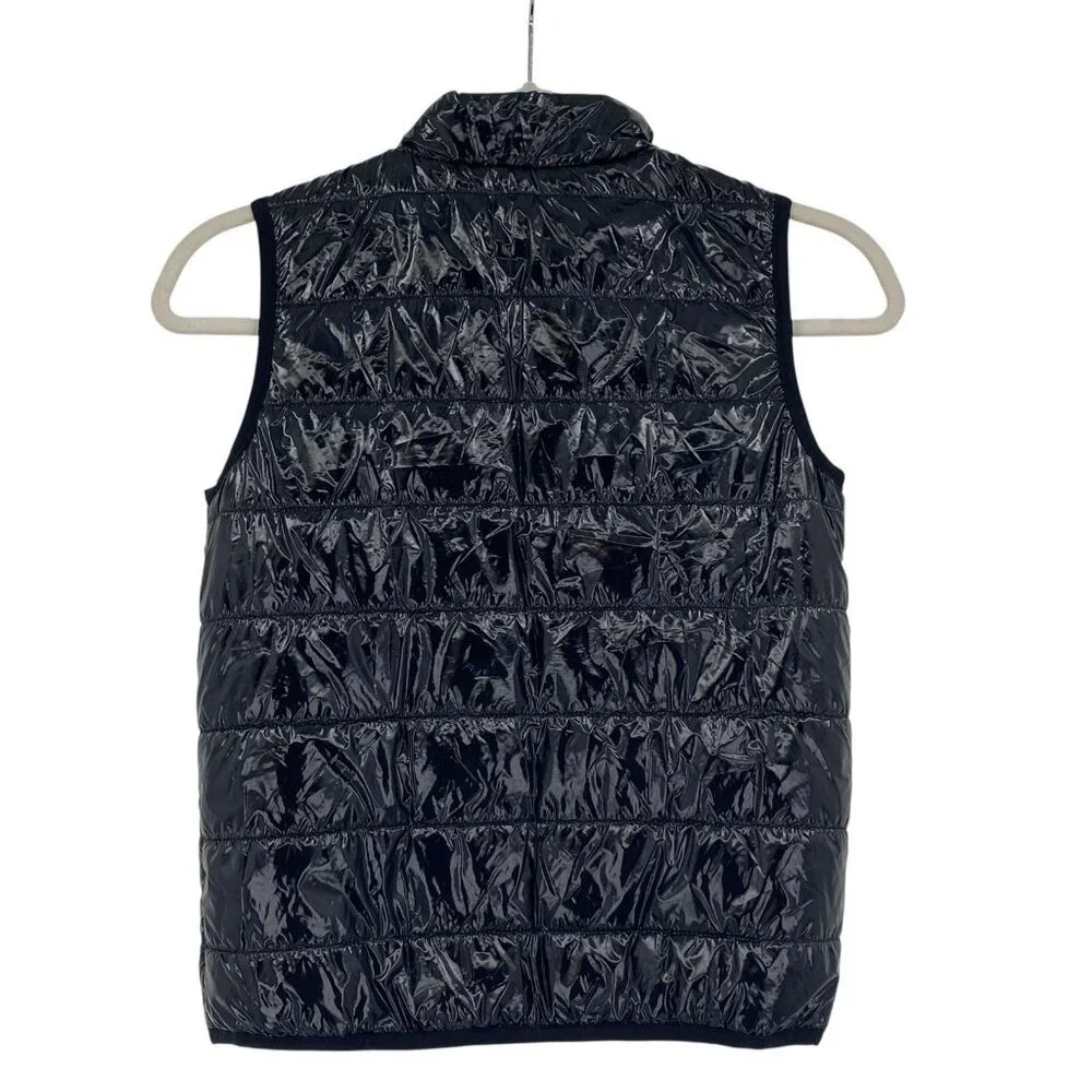Calvin Klein Kids Youth Size 7 Black Shiny Puffer Vest